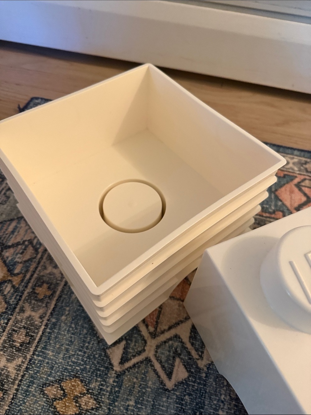 Lego White Stackable Brick Storage Box - Picture 3 of 3